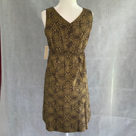 NWT Michael Kors Mini Sleeveless A-line Dress V-neck Sz Small - Picture 5 of 10